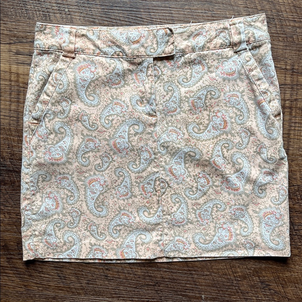 Tommy Hilfiger Paisley Mini Skirt